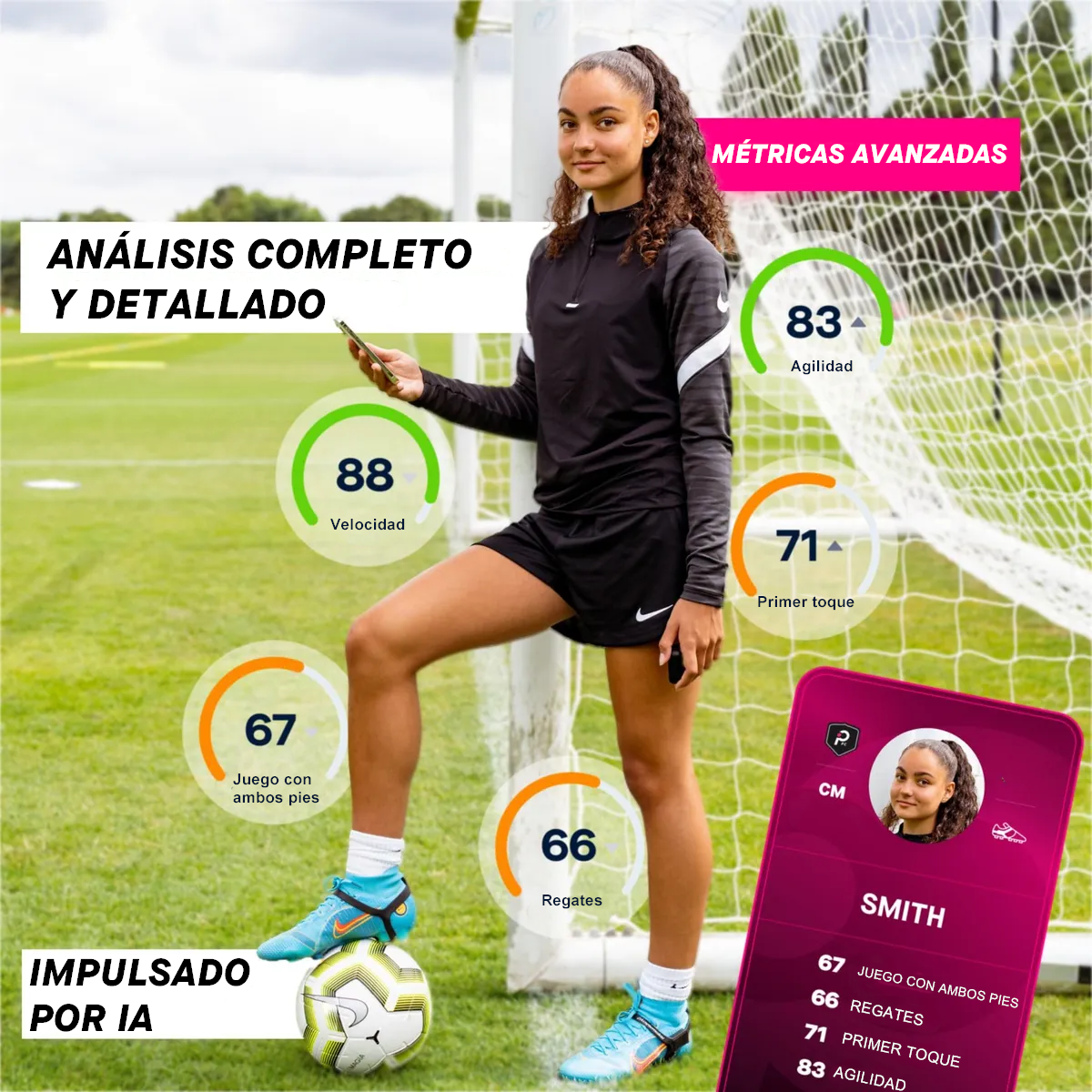 Playermaker2.0 | Rastreador inteligente de fútbol con app de rendimiento